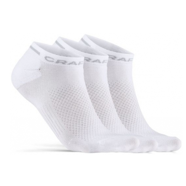 Sportovní ponožky CRAFT Dry Shaftless 3-pack - bílá