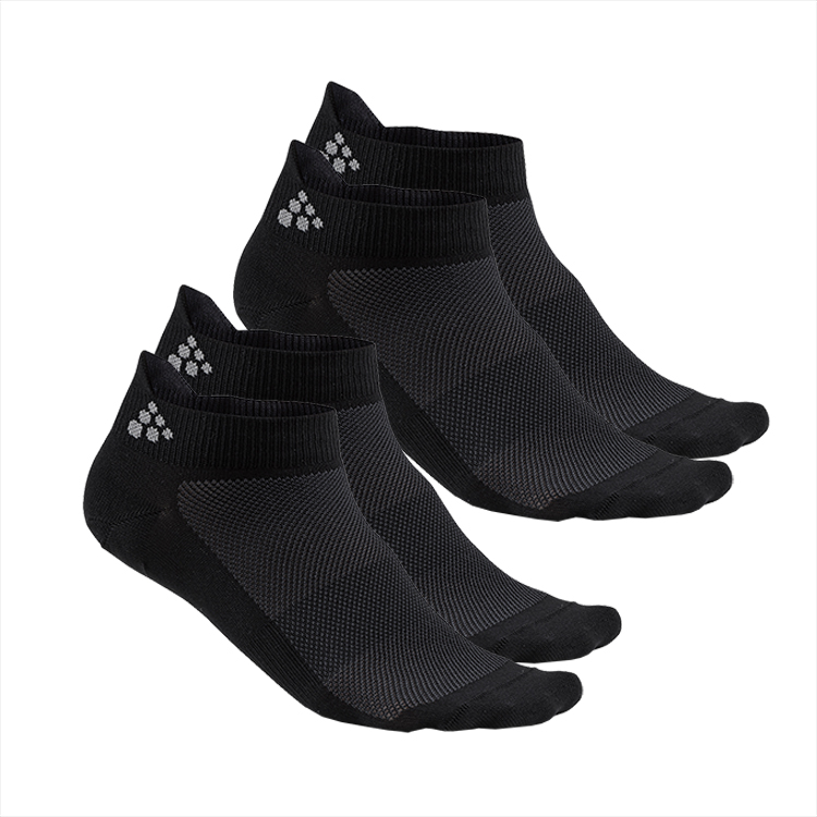 Sportovní ponožky CRAFT Shaftless 2-pack - černá