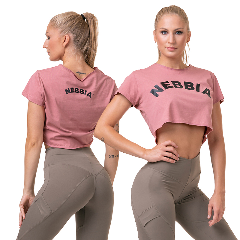 Dámský volný crop top 583 Fit & Sporty