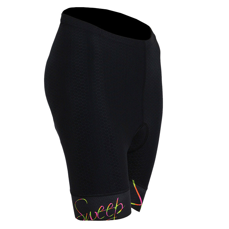 Cyklistické kraťasy CYKLO K035 3D GOFRATO RAINBOW