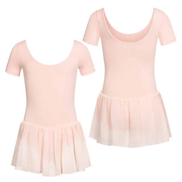 Dětský baletní trikot se sukní R3040