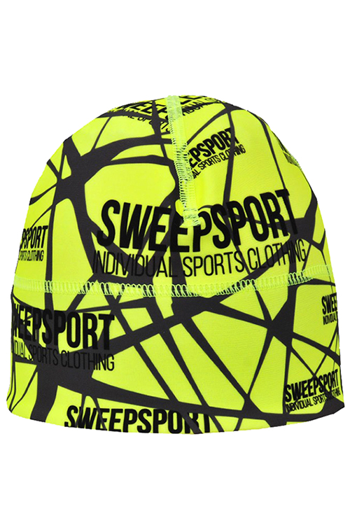 Sportovní čepice SCP064 - citronová / šedá