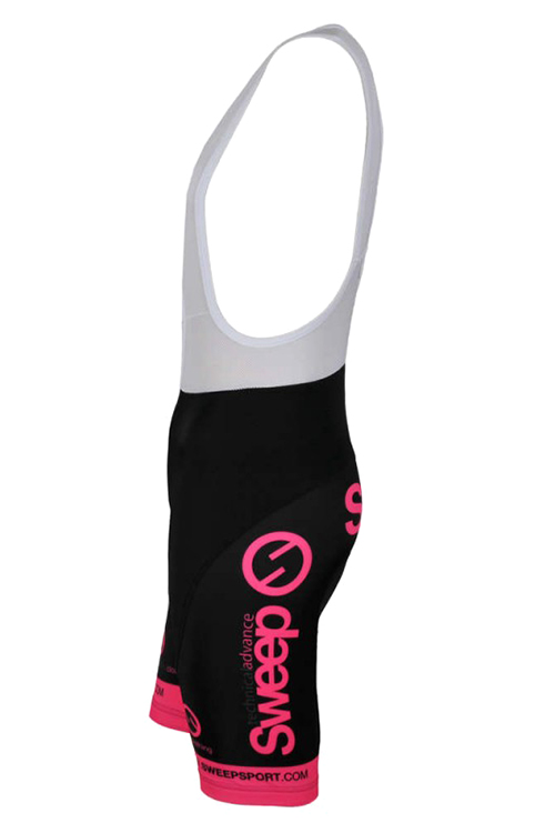 Dětské cyklistické kraťasy K012A - černá / růžová