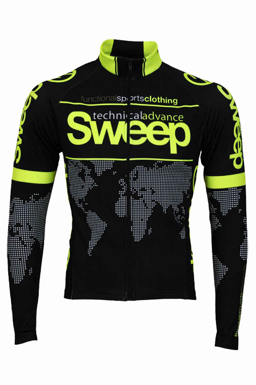 Cyklistický dres s dlouhým rukávem ELITE CYKLO D017