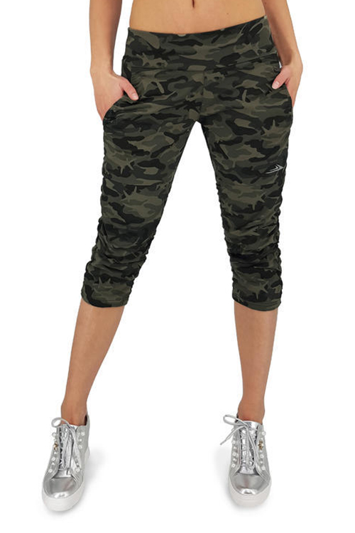 Dámské maskáčové krátké kalhoty LG723