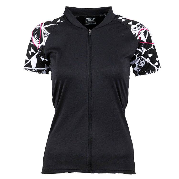 Cyklistický dres CLASIC CYKLO D060- černá / bílá