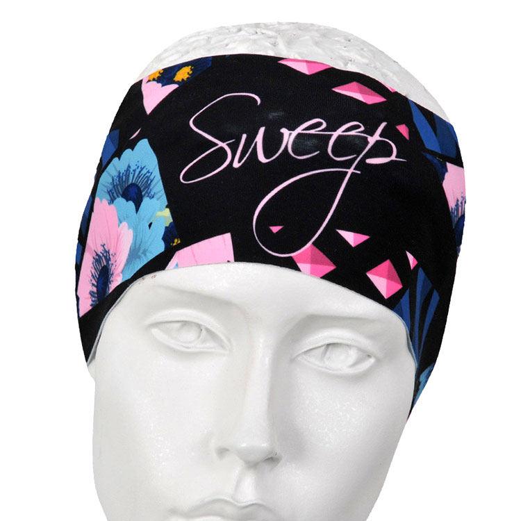 Sportovní letní čelenka SCP121 černá / multicolor