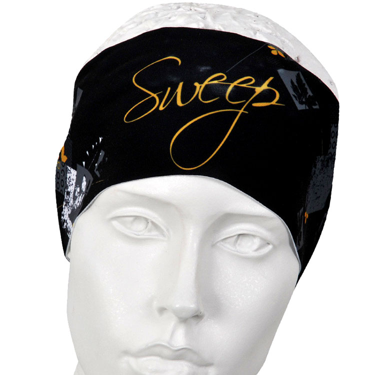 Sportovní letní čelenka SCP120 černá / zlatá