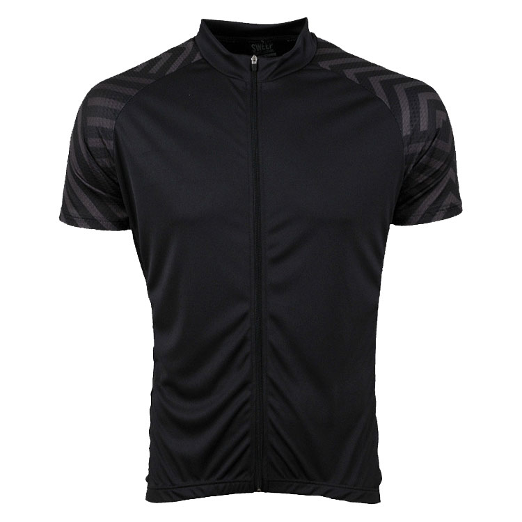 Cyklistický dres CLASIC CYKLO D061 - černá / šedá