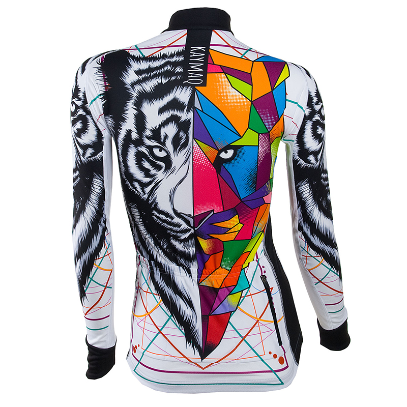 Cyklistický dres dlouhý rukáv KAYMAQ - W1-W03 - TYGR