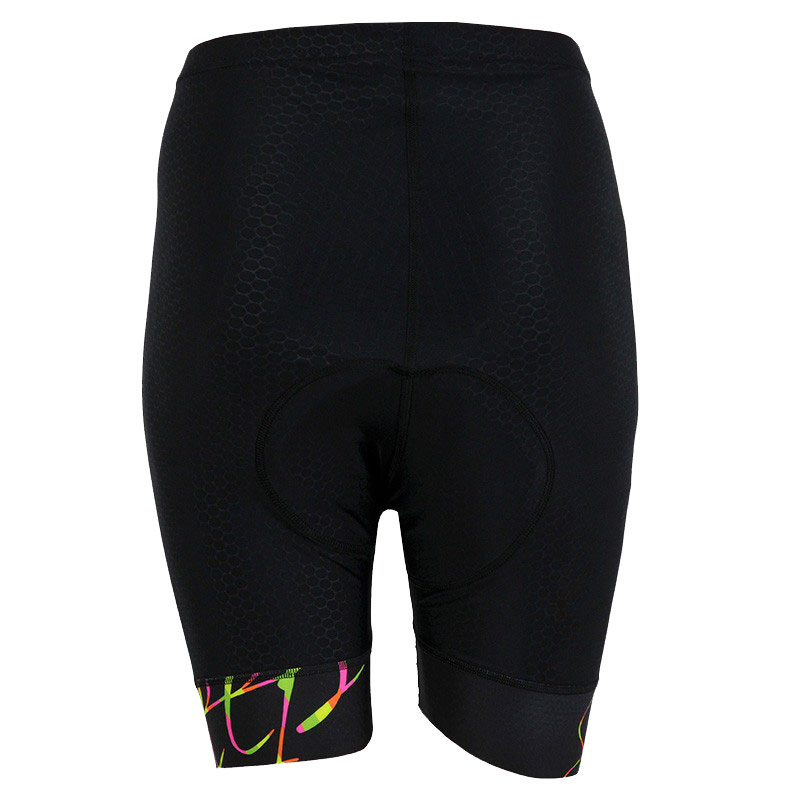 Cyklistické kraťasy CYKLO K035 3D GOFRATO RAINBOW