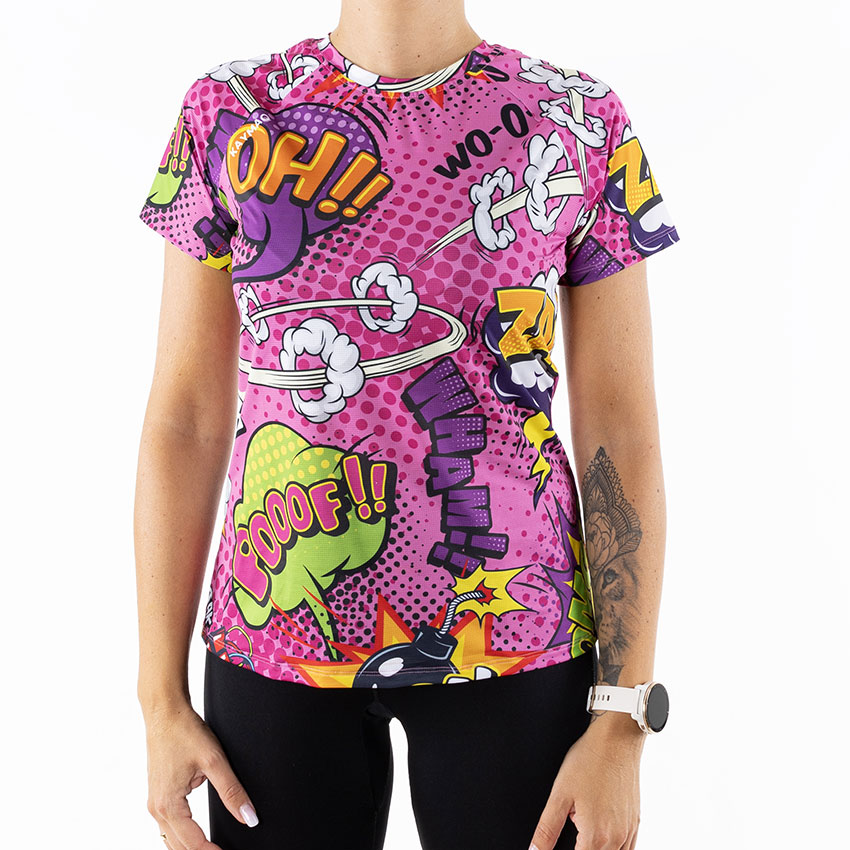 Dámské komiksové tričko KAYMAQ Pro Mesh - W27