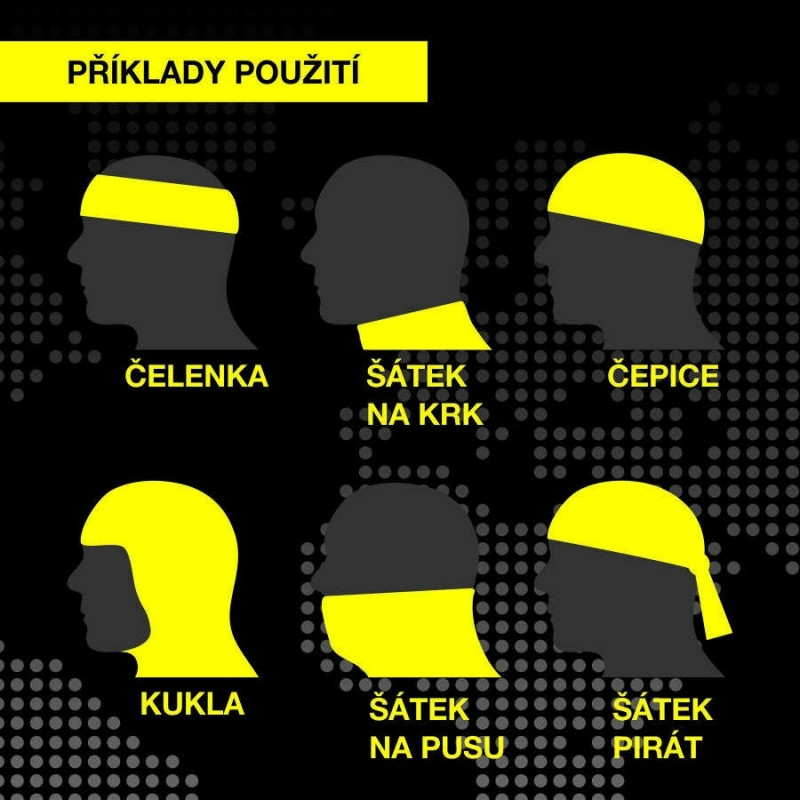 Sportovní funkční nákrčník STP025