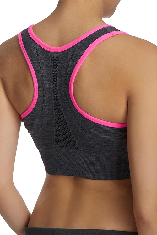 Bezešvá vyztužená sportovní podprsenka NESS