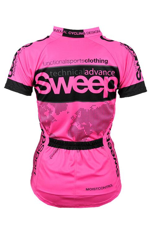 Cyklistický dres CLASIC CYKLO D023 - růžová