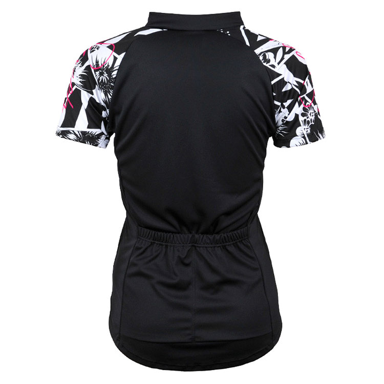 Cyklistický dres CLASIC CYKLO D060- černá / bílá