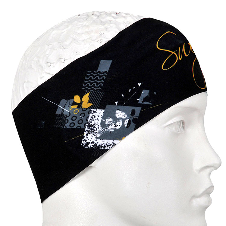 Sportovní letní čelenka SCP120 černá / zlatá