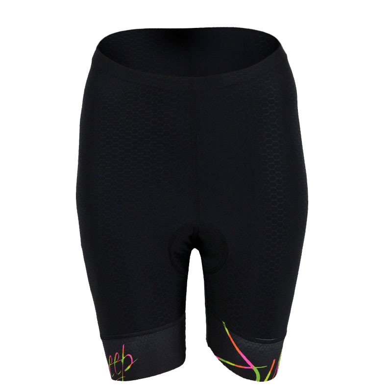 Cyklistické kraťasy CYKLO K035 3D GOFRATO RAINBOW