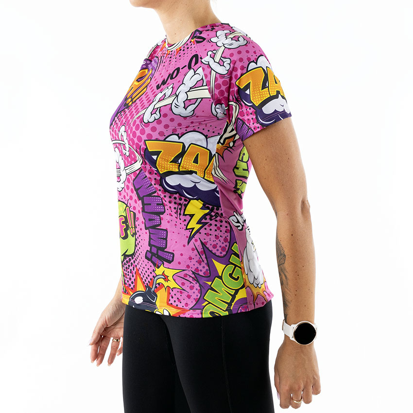 Dámské komiksové tričko KAYMAQ Pro Mesh - W27