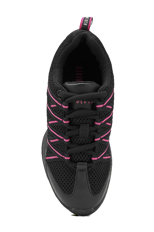 Dětské taneční boty CRISS CROSS - černá / růžová