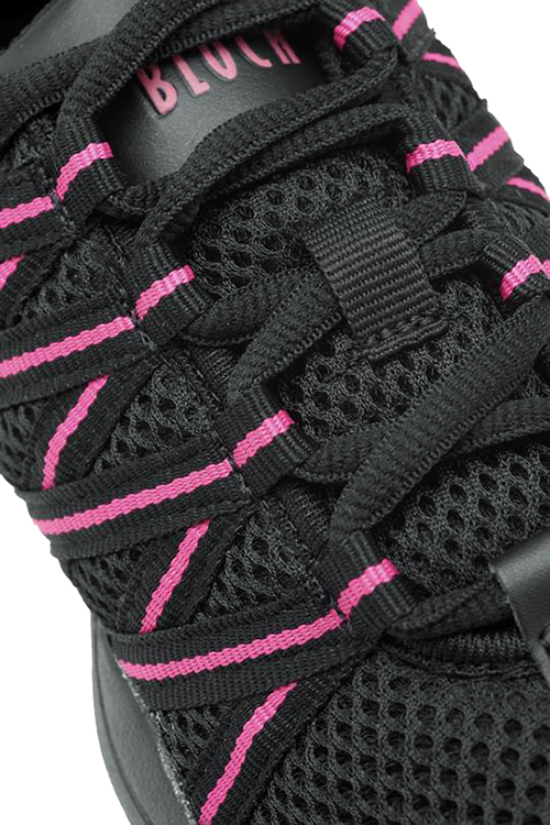 Dětské taneční boty CRISS CROSS - černá / růžová