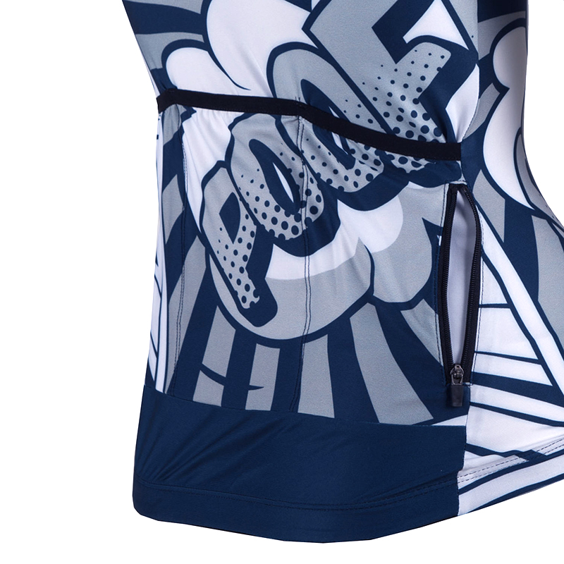 KAYMAQ W24 cyklistický tílko komiks bílý