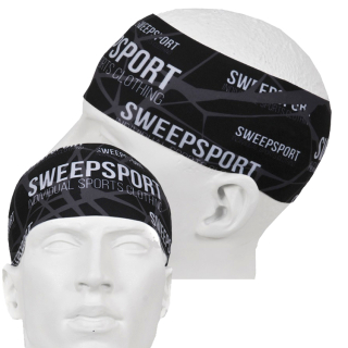 Sportovní čelenka SCP054 - černá / šedá