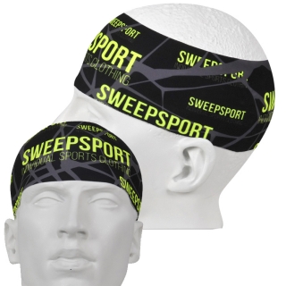 Sportovní čelenka SCP054 - černá / citronová