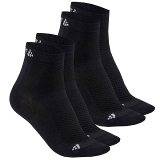 Sportovní ponožky CRAFT Cool Mid 2-pack - černá 