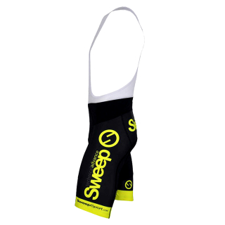 Cyklistické kraťasy CYKLO K009A - černá / citronová