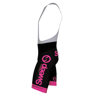 Cyklistické kraťasy CYKLO K009A - černá / růžová