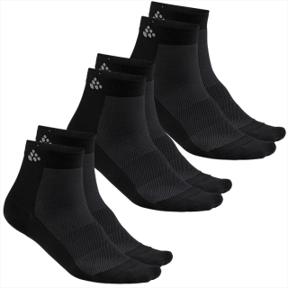 Sportovní ponožky CRAFT Mid 3-pack - černá