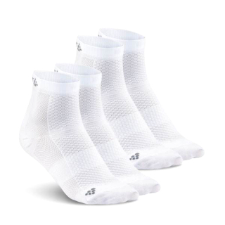 Sportovní ponožky CRAFT Cool Mid 2-pack - bílá 