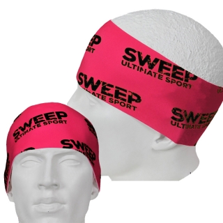 Sportovní čelenka SCP076 - růžová / černá