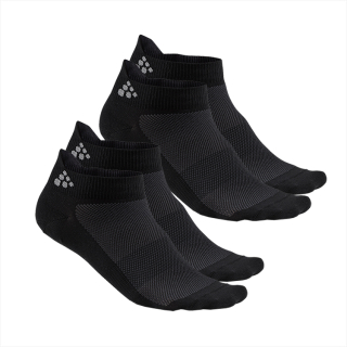 Sportovní ponožky CRAFT Shaftless 2-pack - černá