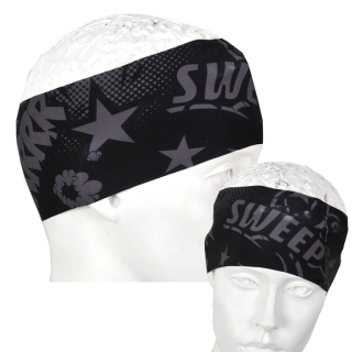 Sportovní čelenka SCP099 COMIX - černá / šedá