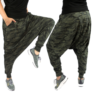 Dámské maskáčové harémky H101