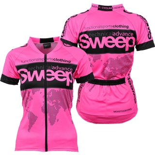 Cyklistický dres CLASIC CYKLO D023 - růžová