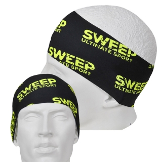 Sportovní letní čelenka SCP115 - černá / citronová