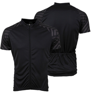 Cyklistický dres CLASIC CYKLO D061 - černá / šedá