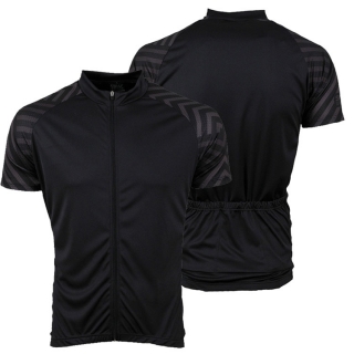 Cyklistický dres CLASIC CYKLO D061 - černá / šedá