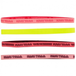 Čelenka JANNI HEADBAND 4 ks - růžová / žlutá