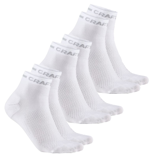 Sportovní ponožky CRAFT Mid 3-pack - bílá