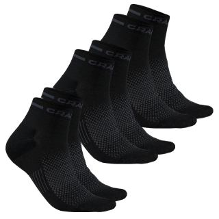 Sportovní ponožky CRAFT Mid 3-pack - černá