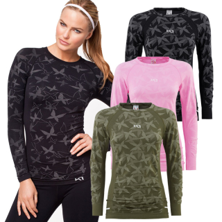 Dámské bezešvé triko BUTTERFLY LS