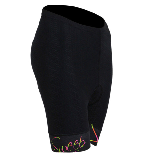 Cyklistické kraťasy CYKLO K035 3D GOFRATO RAINBOW