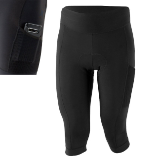 Dámské 3/4 cyklokraťasy KAYMAQ ELKNICD802 - černá