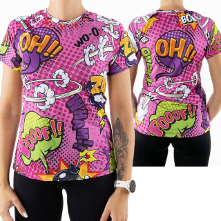 Dámské komiksové tričko KAYMAQ Pro Mesh - W27 