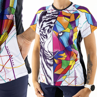 Dámské volné MTB tričko KAYMAQ TYGR