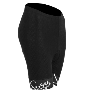 Cyklistické kraťasy CYKLO K035 3D GOFRATO černá / bílá